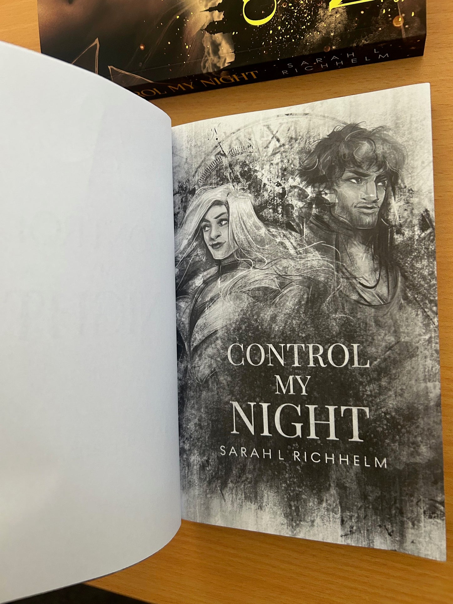 SPECIAL EDITION Paperback + Art Set - Control My Night | Sarah L Richhelm