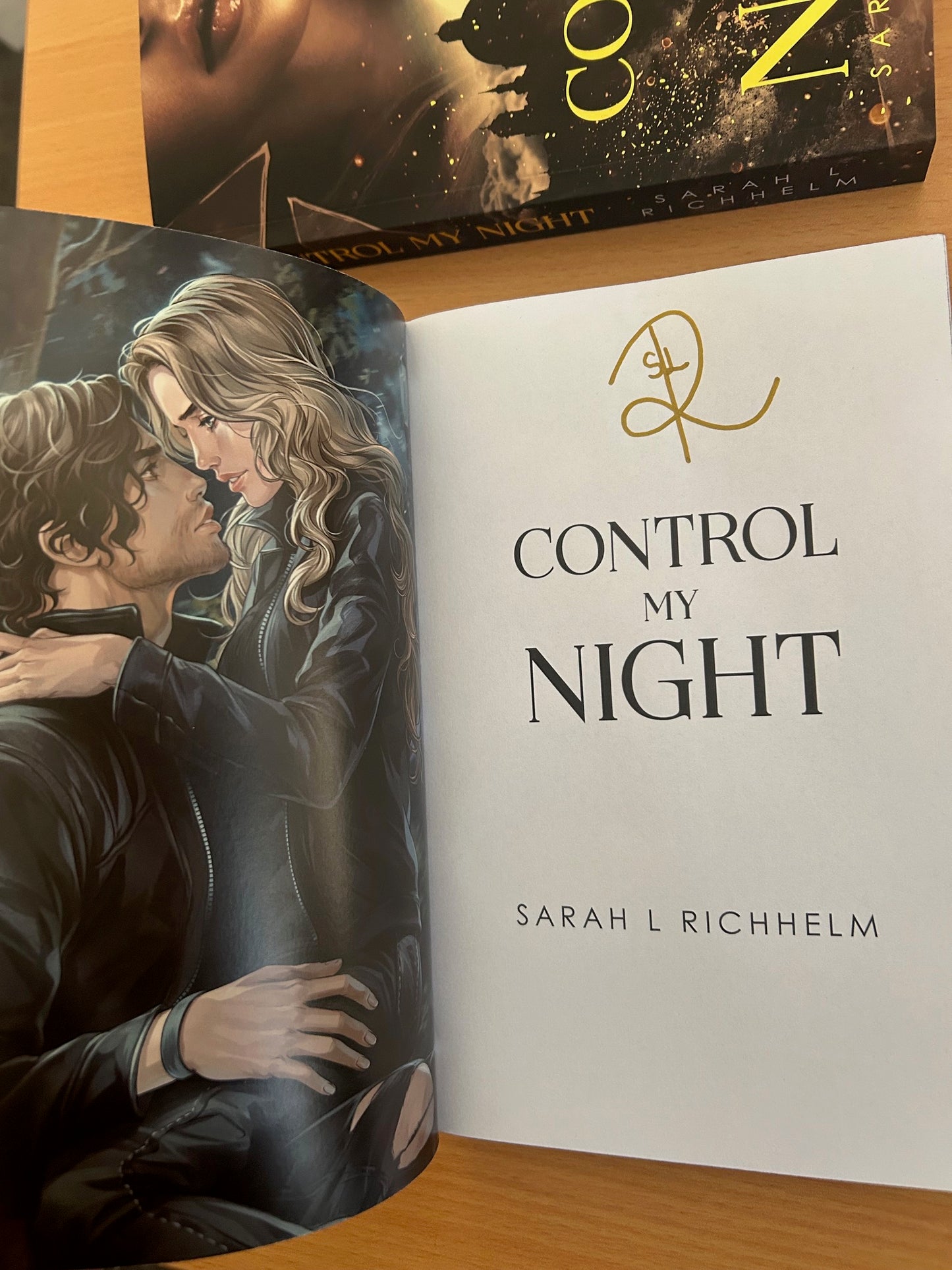 SPECIAL EDITION Paperback + Art Set - Control My Night | Sarah L Richhelm