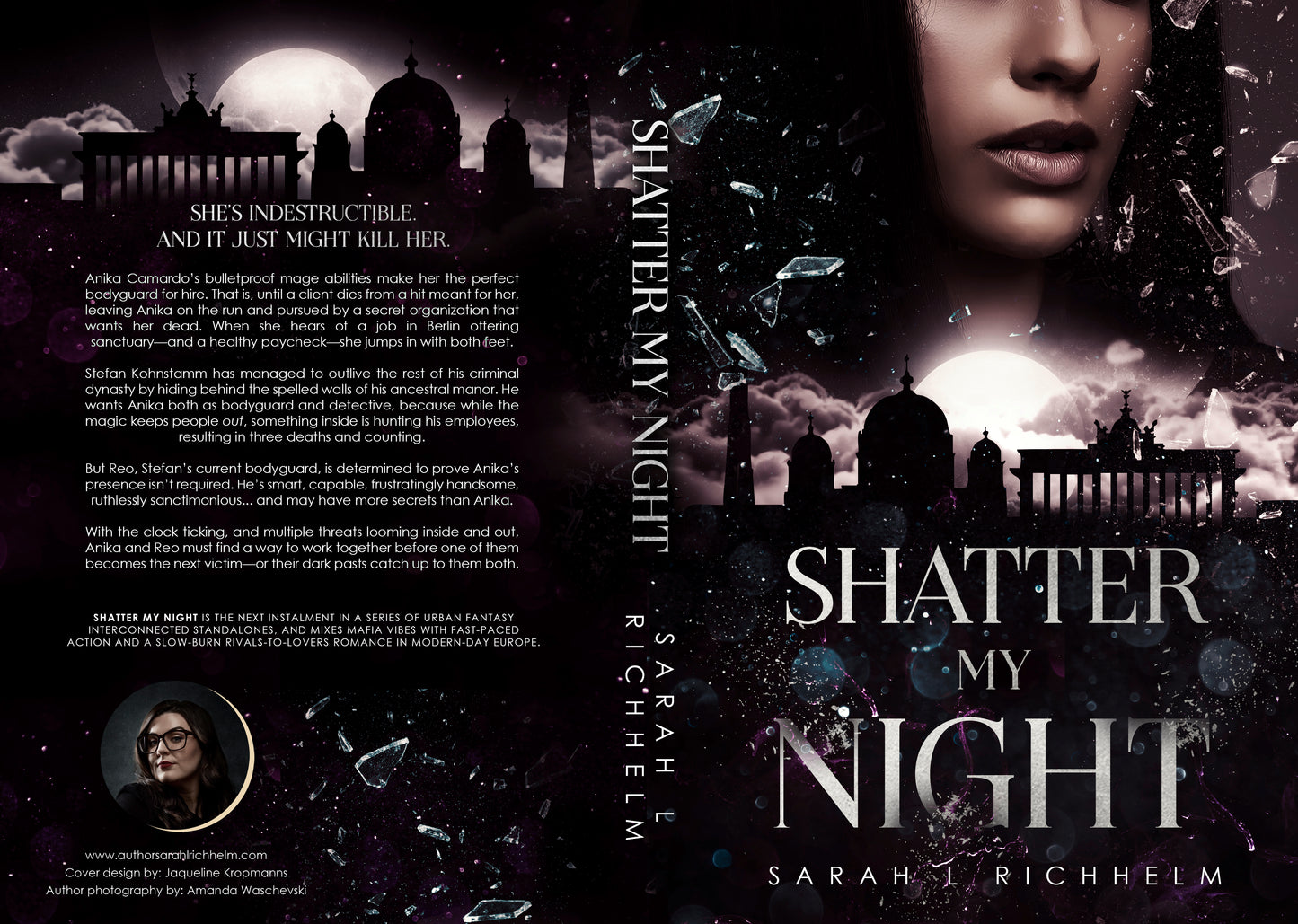 PREORDER Signed Paperback + Bonus Artwork: Shatter My Night | Sarah L Richhelm