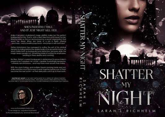 PREORDER Signed Paperback + Bonus Artwork: Shatter My Night | Sarah L Richhelm